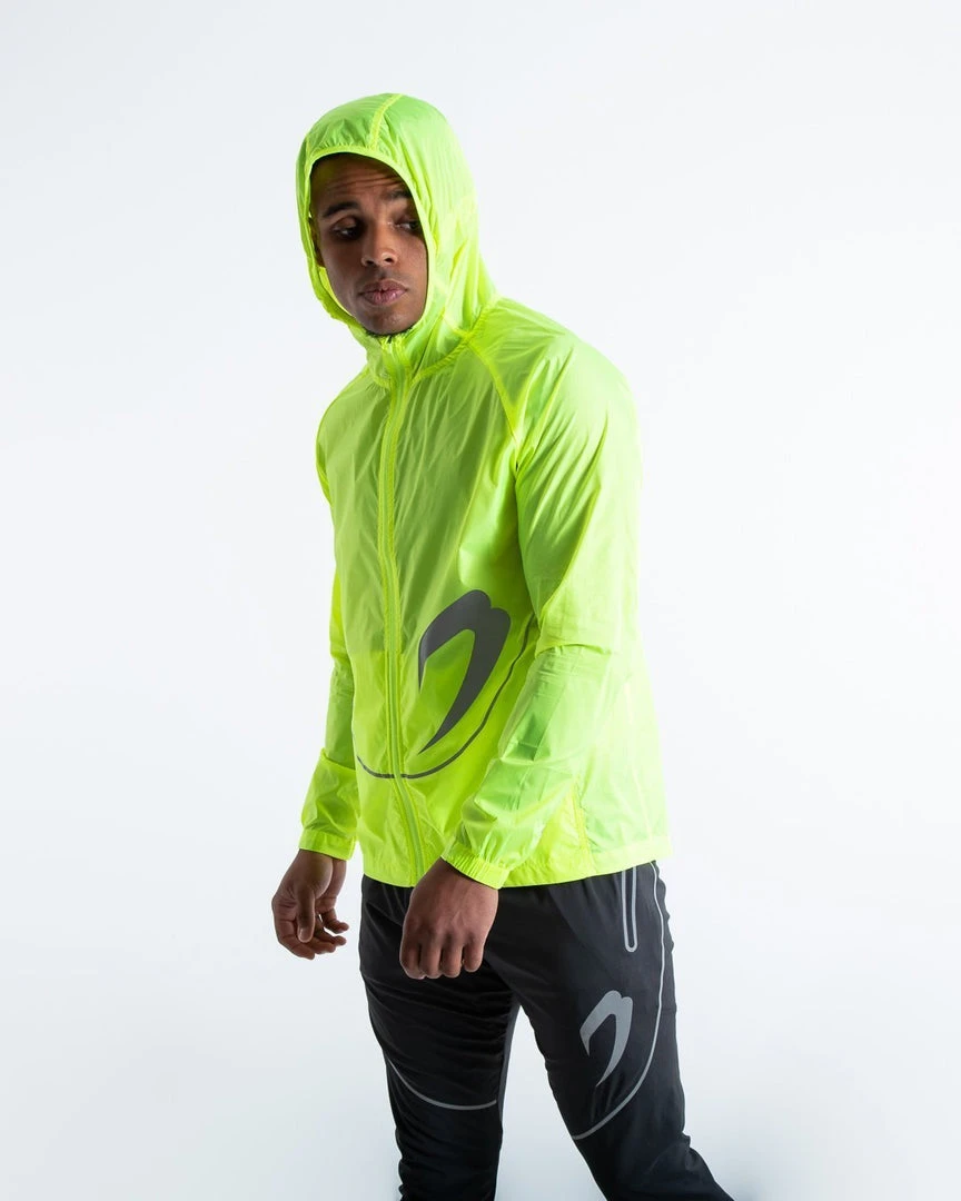 BOXRAW Men Sanchez Windbreaker Jacket - Yellow 1 BOXRAW Men Sanchez Windbreaker Jacket - Yellow