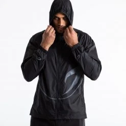 BOXRAW Men Sanchez Windbreaker Jacket - Black 13 BOXRAW Men Sanchez Windbreaker Jacket - Black