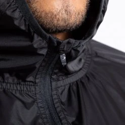 BOXRAW Men Sanchez Windbreaker Jacket - Black 15 BOXRAW Men Sanchez Windbreaker Jacket - Black
