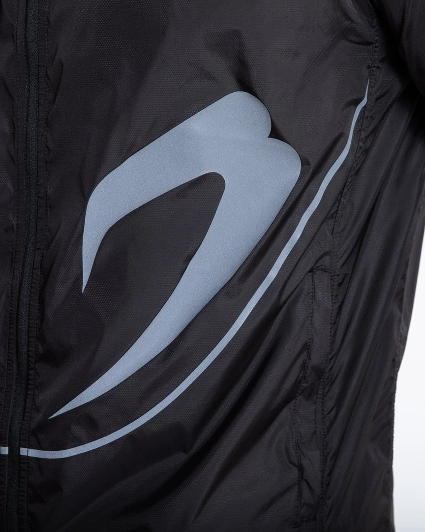 BOXRAW Men Sanchez Windbreaker Jacket - Black 8 BOXRAW Men Sanchez Windbreaker Jacket - Black