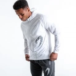 BOXRAW Men Sanchez Windbreaker Jacket - White