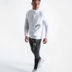 BOXRAW Men Sanchez Windbreaker Jacket - White