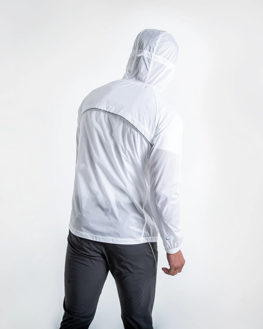 BOXRAW Men Sanchez Windbreaker Jacket - White 4 BOXRAW Men Sanchez Windbreaker Jacket - White