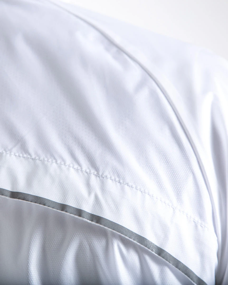 BOXRAW Men Sanchez Windbreaker Jacket - White 8 BOXRAW Men Sanchez Windbreaker Jacket - White