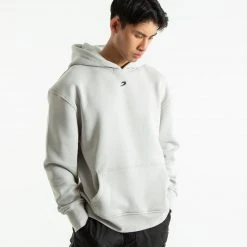 BOXRAW Men Strike Logo Hoodie - Grey Stone 11 BOXRAW Men Strike Logo Hoodie - Grey Stone