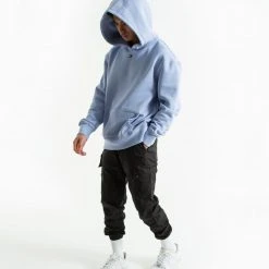 BOXRAW Men Strike Logo Hoodie - Lilac Clothing