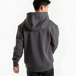 BOXRAW Men Clothing Strike Logo Hoodie - Charcoal