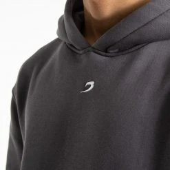 BOXRAW Men Clothing Strike Logo Hoodie - Charcoal