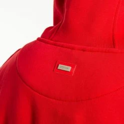 BOXRAW Men Strike Logo Hoodie - Red Clothing