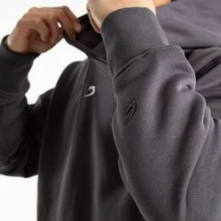 BOXRAW Men Clothing Strike Logo Hoodie - Charcoal