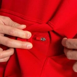 BOXRAW Men Strike Logo Hoodie - Red Clothing