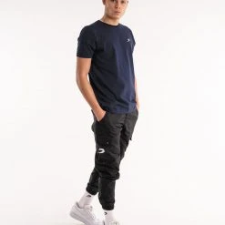 BOXRAW Men Strike T-Shirt - Navy Clothing