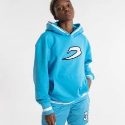 BOXRAW Women 36 By Teddy Atlas Hoodie - Baby Blue