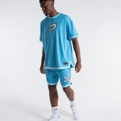 BOXRAW Men 36 By Teddy Atlas Shorts - Baby Blue Clothing 15 BOXRAW Men 36 By Teddy Atlas Shorts - Baby Blue Clothing