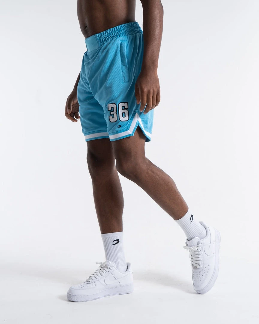 BOXRAW Men 36 By Teddy Atlas Shorts - Baby Blue Clothing 4 BOXRAW Men 36 By Teddy Atlas Shorts - Baby Blue Clothing