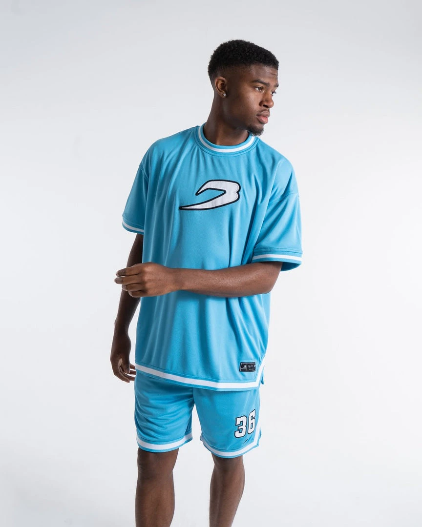 BOXRAW Men 36 By Teddy Atlas T-Shirt - Baby Blue 1 BOXRAW Men 36 By Teddy Atlas T-Shirt - Baby Blue