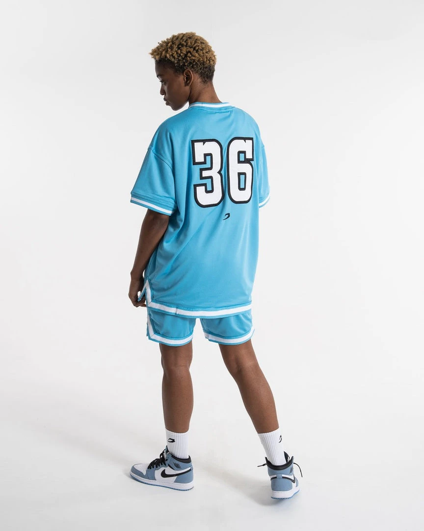 BOXRAW Women 36 By Teddy Atlas T-Shirt - Baby Blue Clothing 6 BOXRAW Women 36 By Teddy Atlas T-Shirt - Baby Blue Clothing