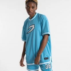 BOXRAW Women 36 By Teddy Atlas T-Shirt - Baby Blue Clothing 9 BOXRAW Women 36 By Teddy Atlas T-Shirt - Baby Blue Clothing