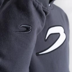 BOXRAW Men 36 By Teddy Atlas Hoodie - Charcoal Clothing