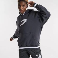 BOXRAW Women Clothing 36 By Teddy Atlas Hoodie - Charcoal