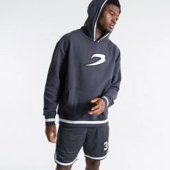 BOXRAW Men 36 By Teddy Atlas Hoodie - Charcoal Clothing