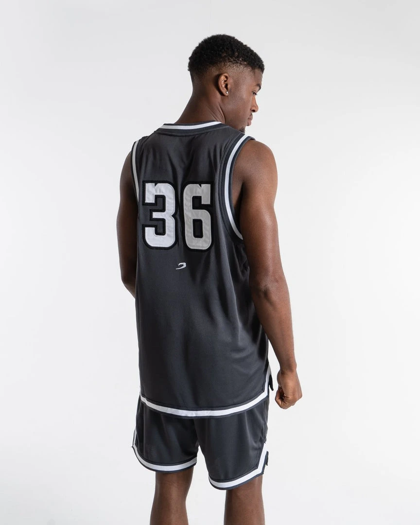 BOXRAW Men 36 By Teddy Atlas Tank - Charcoal 1 BOXRAW Men 36 By Teddy Atlas Tank - Charcoal