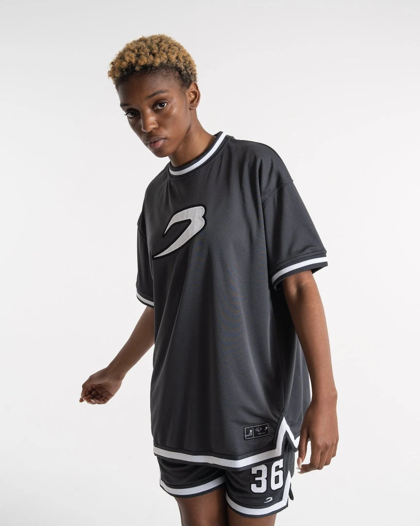 BOXRAW Women Clothing 36 By Teddy Atlas T-Shirt - Charcoal 3 BOXRAW Women Clothing 36 By Teddy Atlas T-Shirt - Charcoal