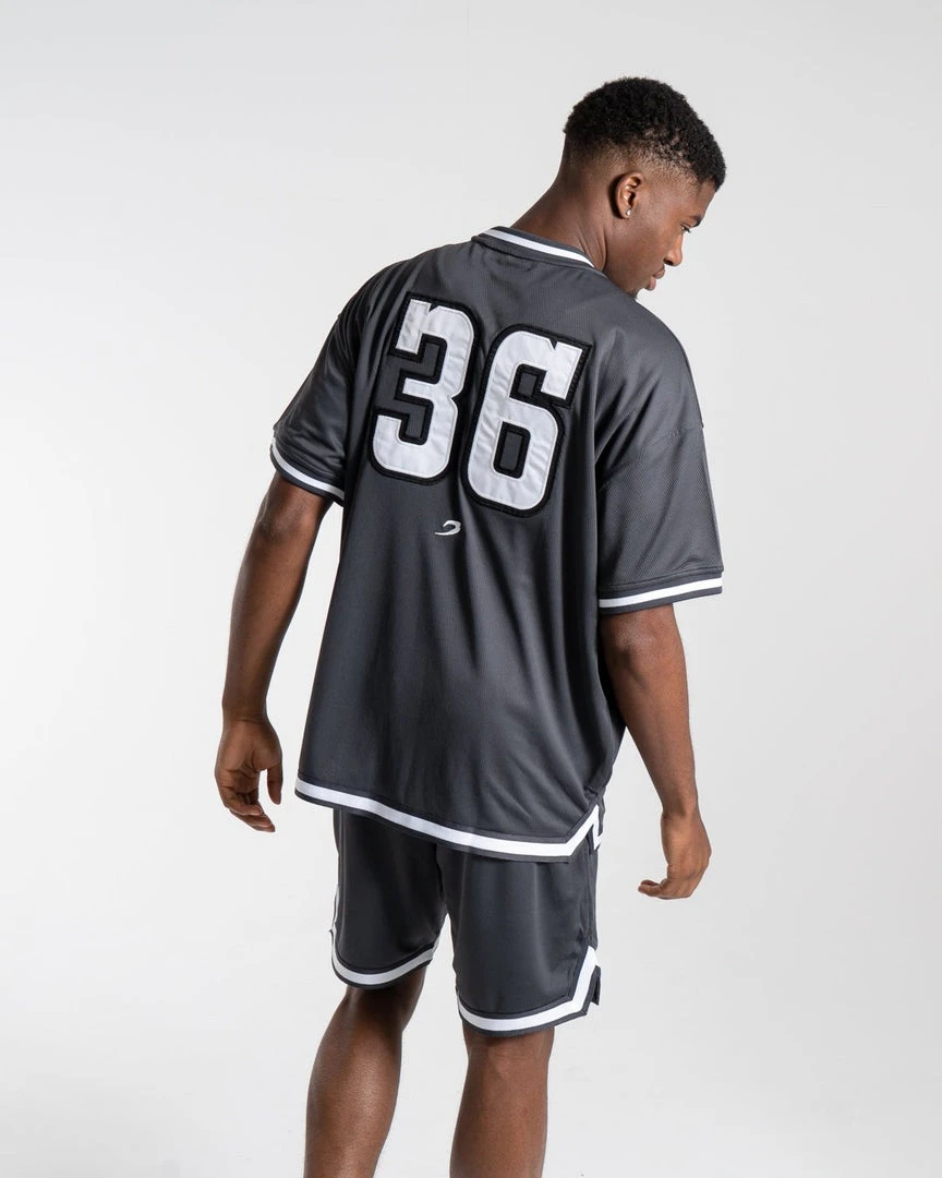 BOXRAW Men 36 By Teddy Atlas T-Shirt - Charcoal Clothing 1 BOXRAW Men 36 By Teddy Atlas T-Shirt - Charcoal Clothing