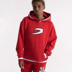 BOXRAW Women 36 By Teddy Atlas Hoodie - Red Clothing