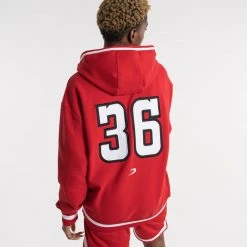 BOXRAW Women 36 By Teddy Atlas Hoodie - Red Clothing