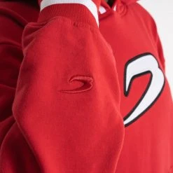 BOXRAW Women 36 By Teddy Atlas Hoodie - Red Clothing