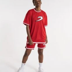 BOXRAW Women 36 By Teddy Atlas T-Shirt - Red Clothing