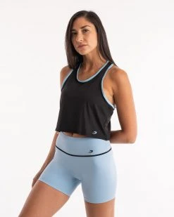 BOXRAW Women Valerie Cropped Tank - Baby Blue Clothing
