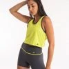BOXRAW Women Valerie Cropped Tank - Lime