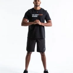 BOXRAW Men Clothing We Don't Play Boxing T-Shirt - Black