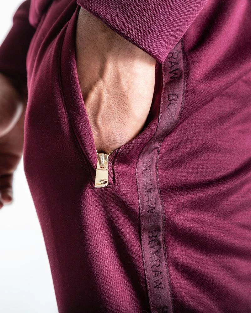 BOXRAW Men Clothing Whitaker Bottoms - Wine 7 BOXRAW Men Clothing Whitaker Bottoms - Wine