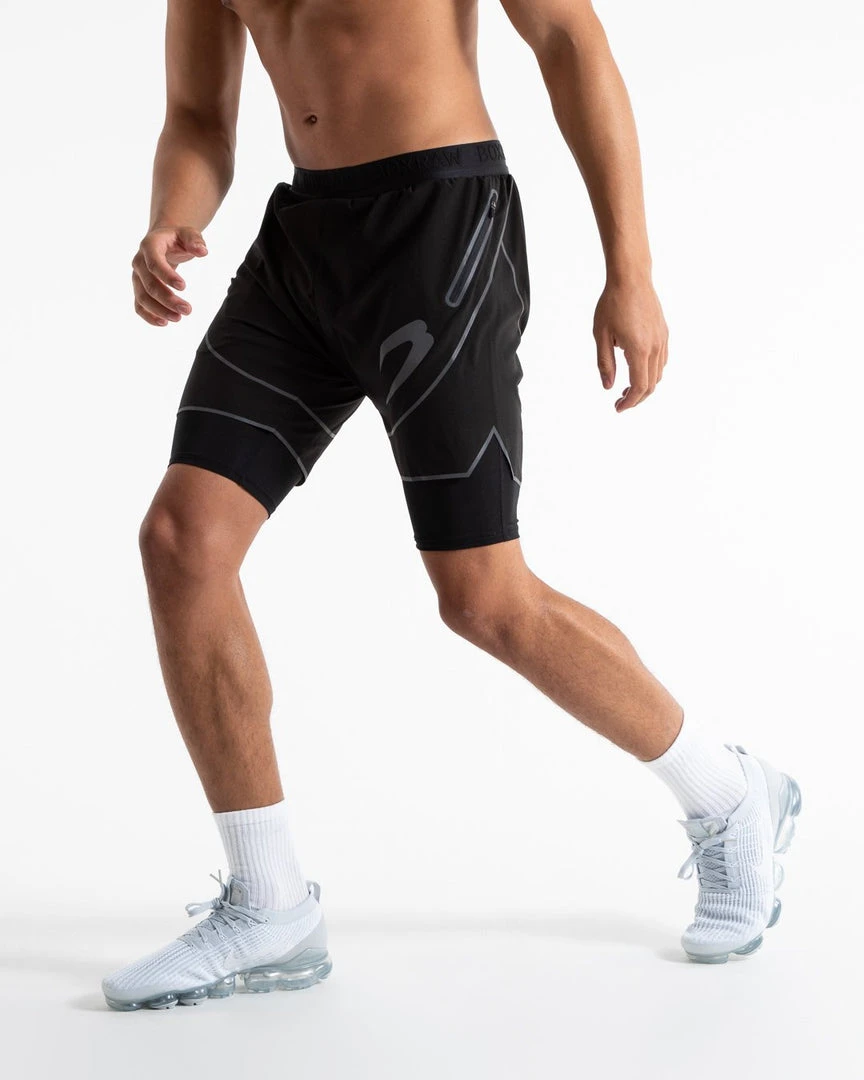 BOXRAW Men Best Sellers Wilde Shorts - Black 4 BOXRAW Men Best Sellers Wilde Shorts - Black