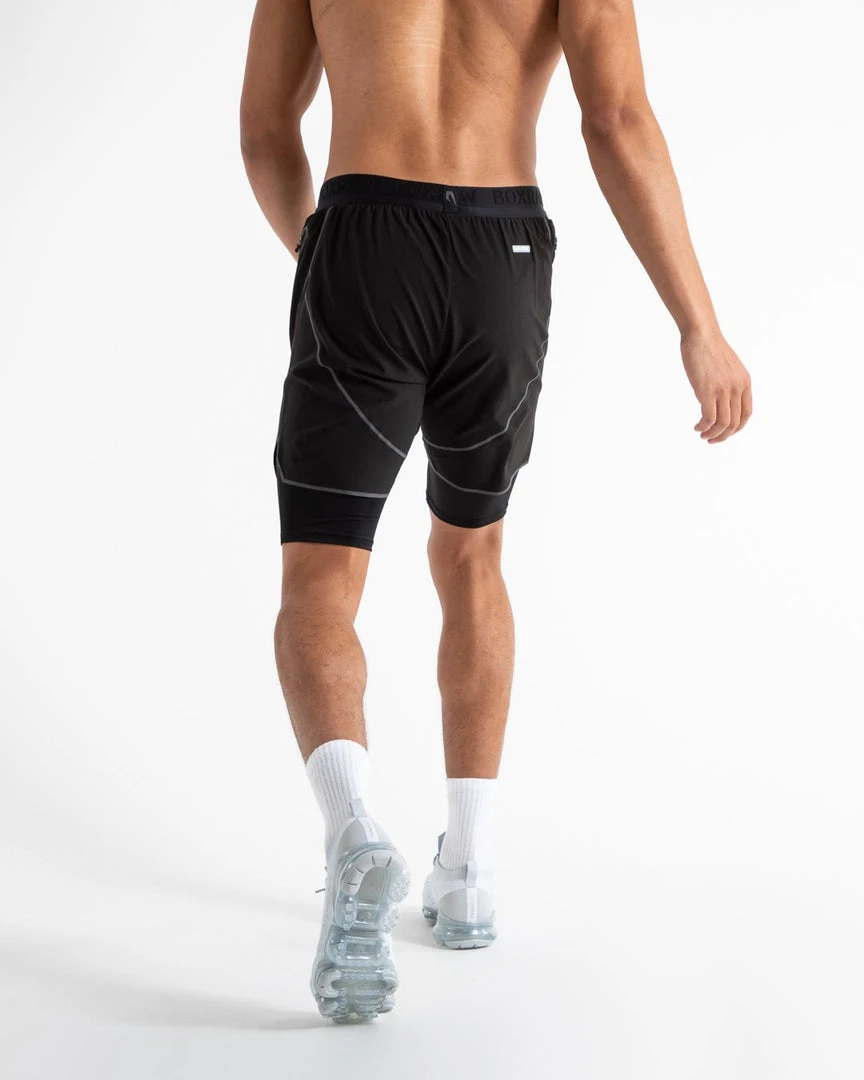 BOXRAW Men Best Sellers Wilde Shorts - Black 7 BOXRAW Men Best Sellers Wilde Shorts - Black
