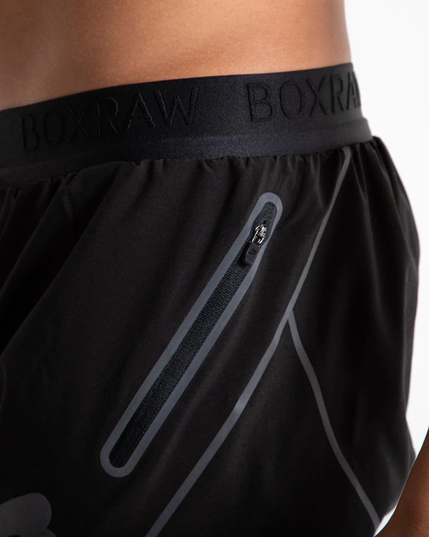 BOXRAW Men Best Sellers Wilde Shorts - Black 8 BOXRAW Men Best Sellers Wilde Shorts - Black