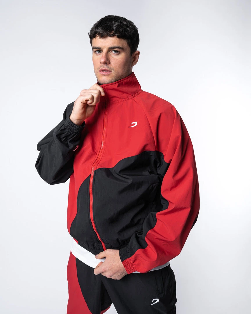 BOXRAW Men Williams Jacket - Black/Red New Releases 1 BOXRAW Men Williams Jacket - Black/Red New Releases