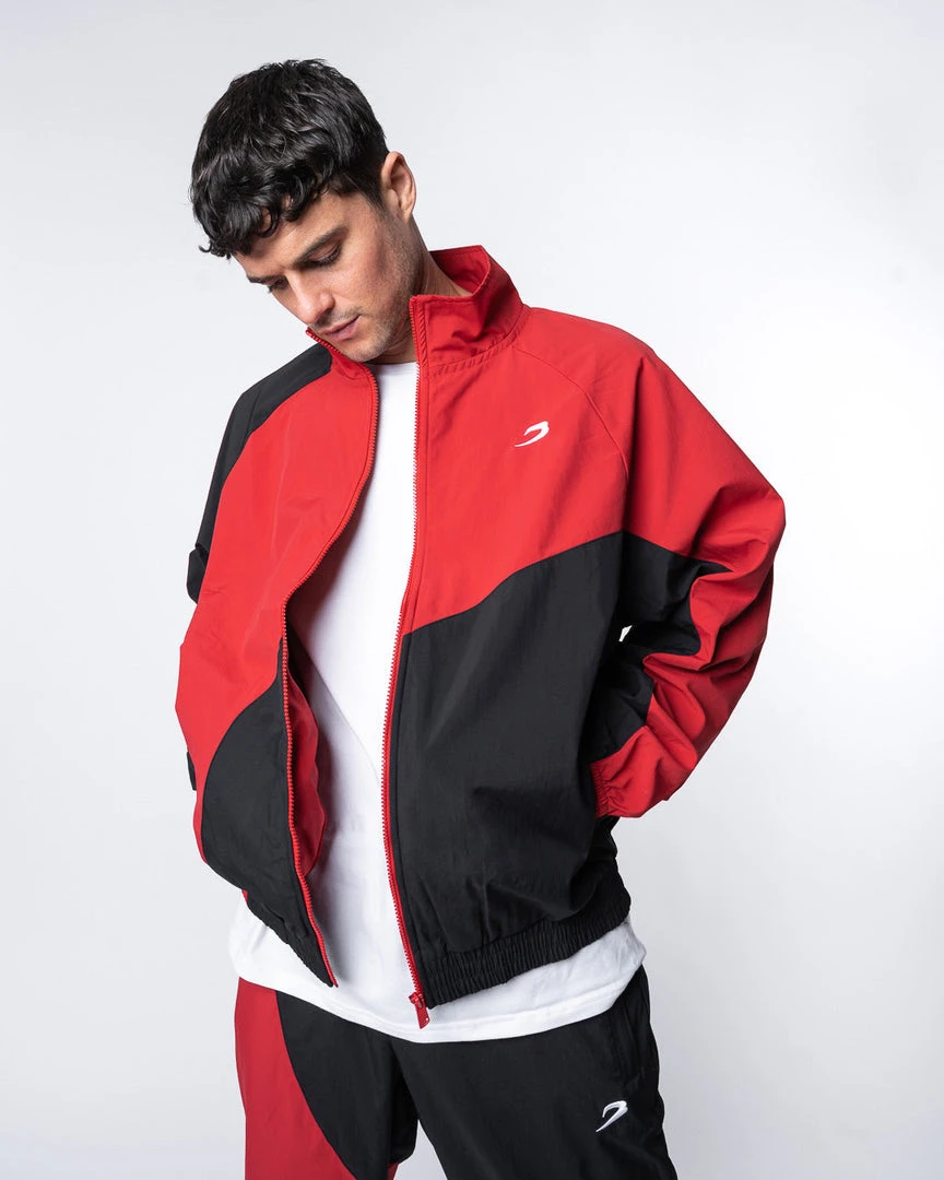 BOXRAW Men Williams Jacket - Black/Red New Releases 4 BOXRAW Men Williams Jacket - Black/Red New Releases