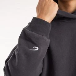 BOXRAW Men Winstone Hoodie - Charcoal