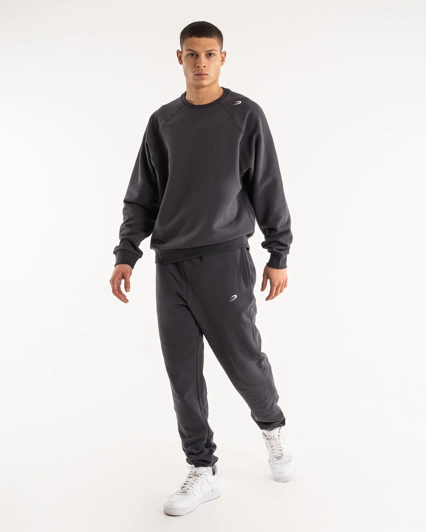 BOXRAW Men Winstone Sweatshirt - Charcoal 2 BOXRAW Men Winstone Sweatshirt - Charcoal