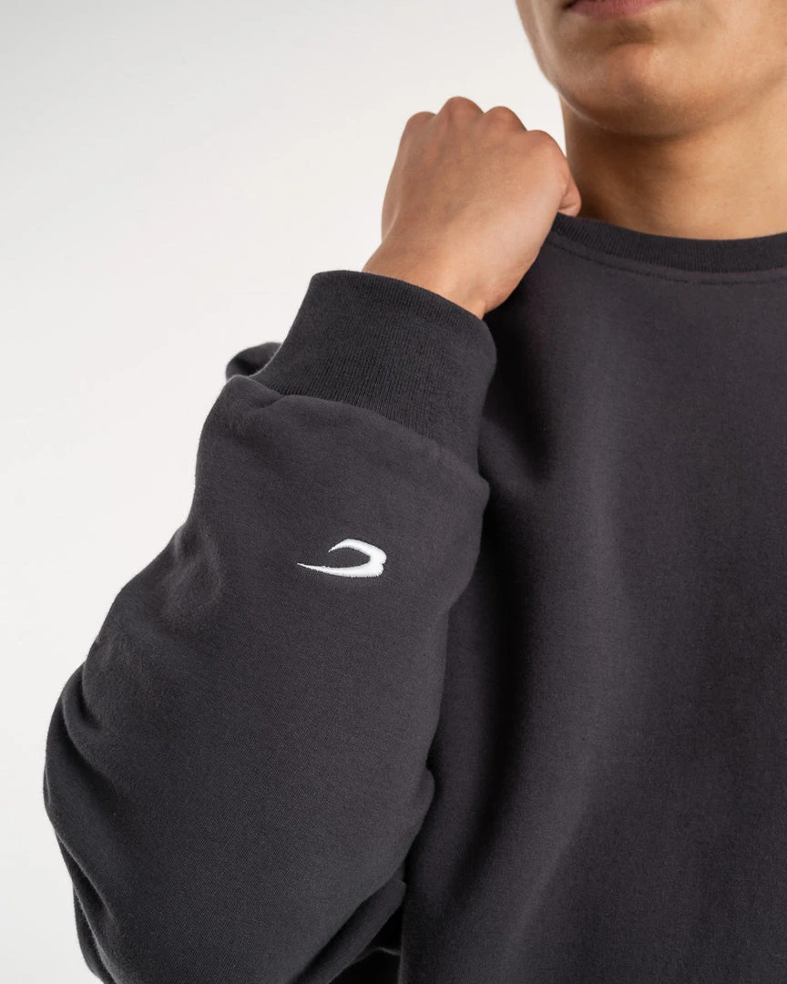 BOXRAW Men Winstone Sweatshirt - Charcoal 7 BOXRAW Men Winstone Sweatshirt - Charcoal