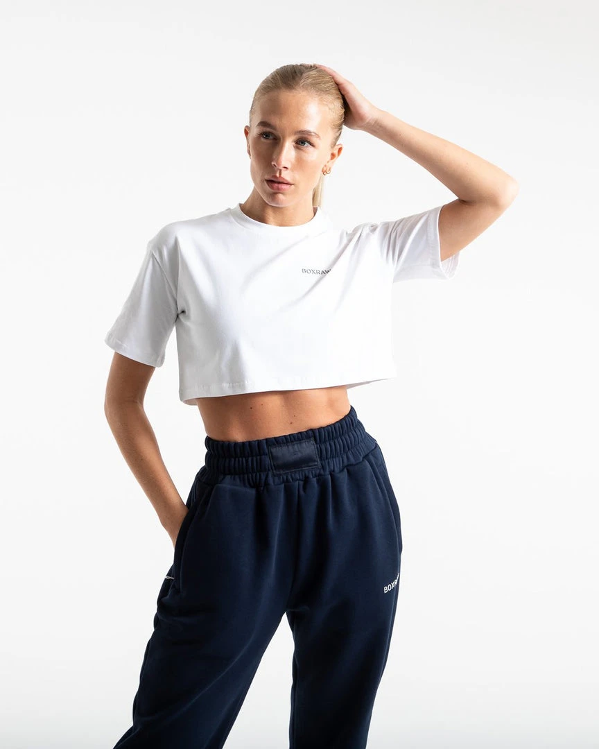 BOXRAW Women Clothing Cropped BOXRAW T-Shirt - White 6 BOXRAW Women Clothing Cropped BOXRAW T-Shirt - White