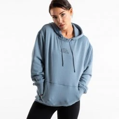 BOXRAW Women Established Unisex Hoodie - Blue
