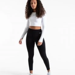 BOXRAW Women Clothing Crop Top Long Sleeve - White
