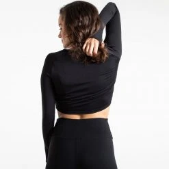 BOXRAW Women Boxing Essentials Crop Top Long Sleeve - Black
