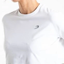 BOXRAW Women Cropped Strike T-Shirt - White