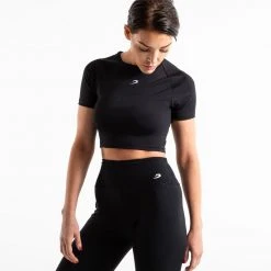 BOXRAW Women Crop Top - Black